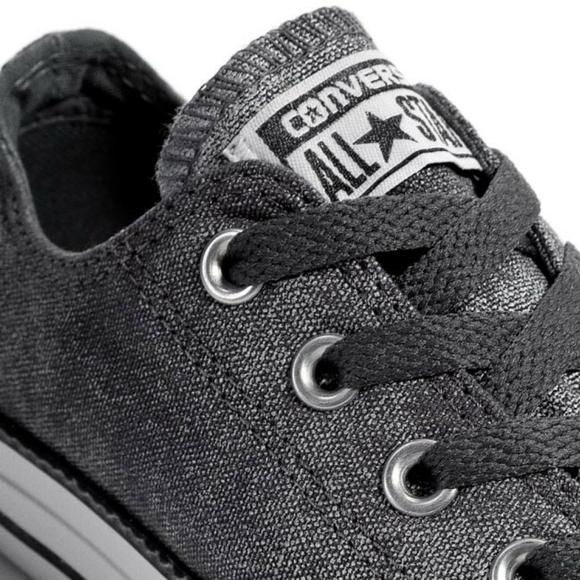 Converse Chuck Taylor All Star Low CT Ox 545025F Admiral grey metallic women's 8 - Picture 2 of 9